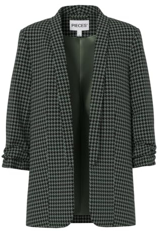 PIECES Blazer pour Femme, Sac de Duffel/OOP:Houndstooth, XS