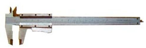 1PEZZO CALIBRO CINQUANTESIMALE CURSORE BLOCCAGGIO AUTOMATICO - lettura utile mm.150 - dimensioni mm.230x75x7h.