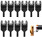 Accesorios de Hojas de Sierra Multiherramienta - 10 Piezas 10mm para Madera, Metal y Plástico, Hojas de Sierra Multiherramienta Universal de Liberación Rápida