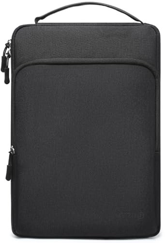 HYZUO 14-15 Inch Laptop Bag Sleeve for MacBook Air 15 M4 M3 M2, MacBook Pro 15, XPS 14/15 Plus, 15 Surface Laptop, Notebook Case for 14 Dell HP Lenovo ThinkPad Asus Acer Huawei, Black