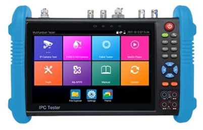 CCTV-Tester, IPC 9800 Plus CCTV Tester IP Kamera Koaxial HD Test AHD CVI TVI Kamera Tester PoE RJ45 Kabel UTP TDR Tester 7 Zoll(9800CMADHS Plus)