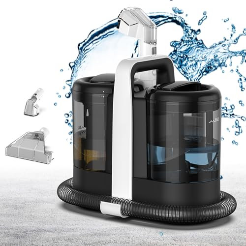 Machine de nettoyage de tapis à chauffage rapide 15Pa, nettoyeur de taches pour animaux domestiques, escaliers, siège de voiture, canapé, détachant autonettoyant