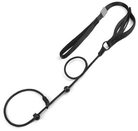 Slip Lead for Dogs, 1.7m Adjustable Collar Dog Slip Lead, Rope Slip Lead for Dogs with Push Button Stopper, Training Thin Slip Lead for Outdoor Puppy Small Medium Large Dogs