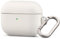 Haobobro [Karbonfaser Textur] für AirPods Pro 2 Leder Hülle - Handgefertigt AirPods Pro 2 Ledercase - Stoßfest AirPods Pro 2 Leather Case - AirPods Pro 2 Schutzhülle mit Karabiner - Weiß