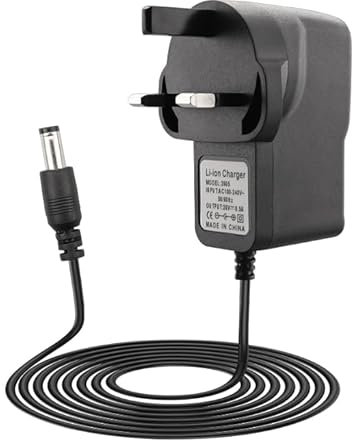 GCNWW 26V 0.5A Charger for Hoover H-Free 100, Practical Power Supply Adapter for Cordless Vacuum Cleaner HF 100 200 500 700 800 Charger UK Plug with Indicator