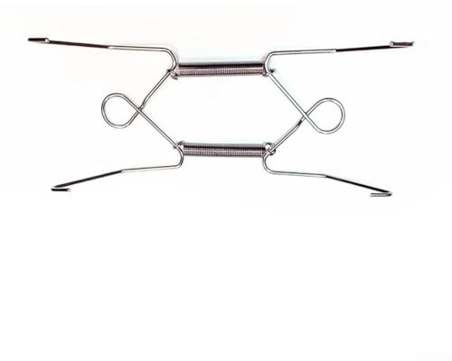Minimalist Adjustable Plate Hanger Sleek Wire Design for Wall Mounted Plate Displays (6inch )