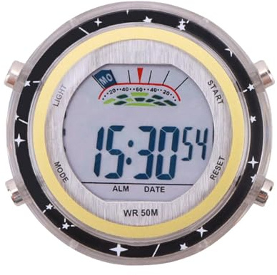 Generisch Motorraduhr - Digitale Uhr mit vibrationenfest Hellen, Wasserdichten für Roller, Motorräder, ATVs, Elektrofahrräder, dekoratives Zubehör Fahrzeuge IN