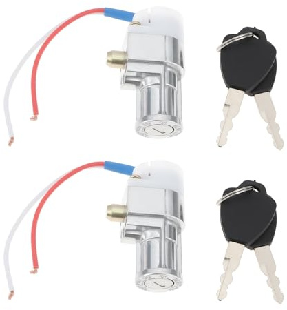 ECSiNG 2PCS Electric Bicycle Battery Box Lock Compatible with Most Standard E-Bike Lithium Battery Boxes