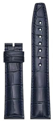 PNESHGTT Uhrenarmband aus Krokodilleder, kompatibel mit IWC Portugieser Chrono Alligatorband 20 mm 22