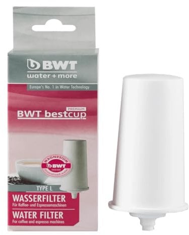 BWT Premium Wasserfilter Entkalker Filterkartusche bestcup L (200 Liter bei 10°KH)