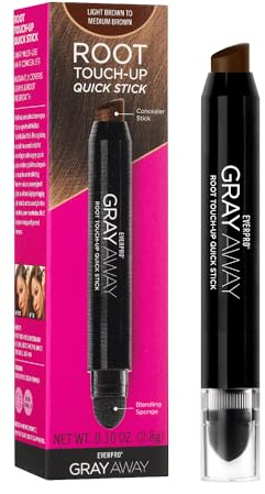 EVERPRO Gray Away Root Touchup Quick Stick, Light Brown, 0.1 Oz