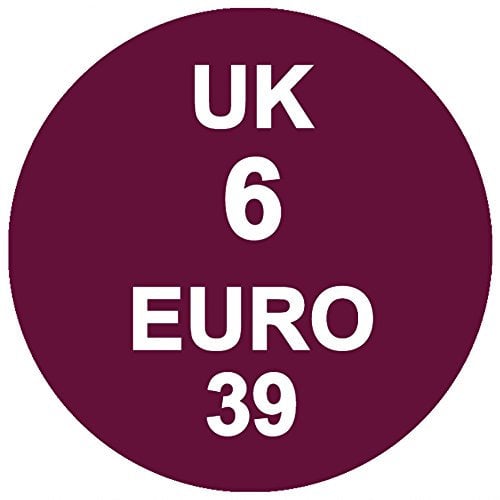 Price stickers uk-schuh-größe aufkleber, uk 6 / euro 39, 100
