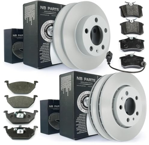 NB PARTS Bremsscheiben Bremsbeläge vorne hinten passend für Seat Cordoba Ibiza IV VW Polo 9N