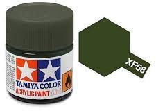 Tamiya Acrylic Mini XF-54 Dark Sea Grey 10ml Paint Bottle