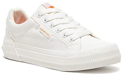 Rocket Dog Women's Cheery Sneaker, Canvas White, 3.5 UK