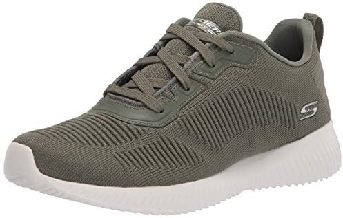 Skechers Damen BOBS Squad Tough Talk Sneaker, Dkgr, 38 EU