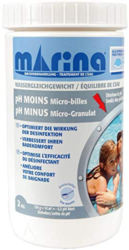 pH Minus (Inhalt: 2kg) die Chlorfreie Alternative, pH- Senker für Pool, Spa, Planschbecken und Schwimmbecken