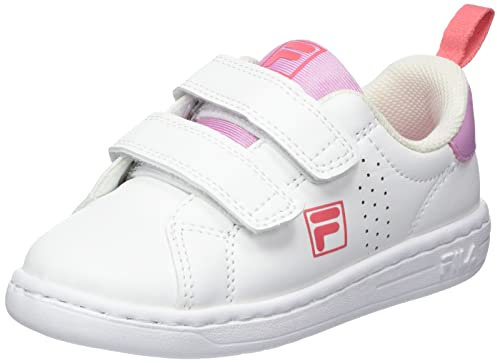 FILA Crosscourt 2 NT Velcro TDL, Basket Garçon Fille, Sachet Violet, 27 EU Sneaker