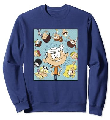 The Loud House Group Circle Portrait Poster Sweatshirt