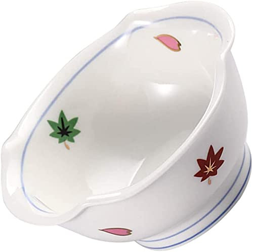 ZHANGDONG Bol Enfant saladier INOX saladier Plastique Bol Chinois Cul de Poule Bol à Salade en céramique Bols de Service Mignons Dessert Bol à gâteau aux Fruits pour Soupe Nouilles Soupe m