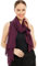 Chiffon Schal Damen Dunkelviolett - Seidenweich und Federleicht - Eleganter Halstuch Schal - Polyester Tuch Halstuch Damen Frühling Sommer - Pflegeleichtes Schaltuch - Damenschal (Dunkelviolett)