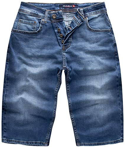 Rock Creek Jeans Shorts Herren Kurze Hose Denim RC-2359 | Herren Jeansshorts aus Denim, kurze Jeanshose und Bermuda für Alltag, Freizeit, Urlaub und Sommer