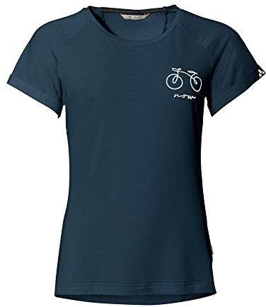 VAUDE Damen Women's Cyclist 2 T-Shirt, Dark Sea, 40 EU