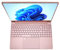 Shanrya Ordinateur Portable de Jeu, Processeur Quad Core Rose Gold 15,6 Pouces pour Ordinateur Portable IPS Display pour l'école (12+512G Prise UE)