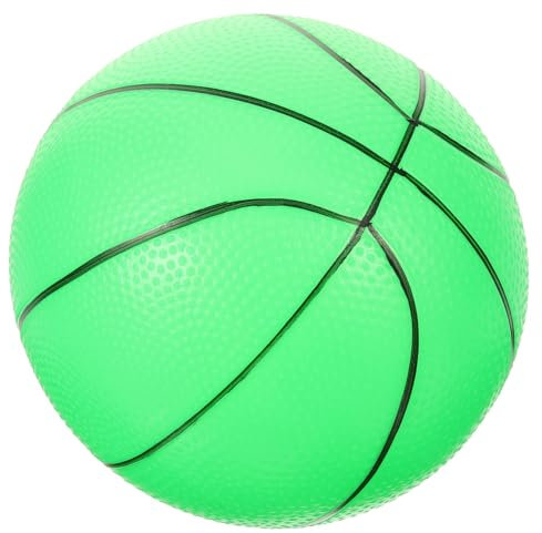 Sosoport Leuchtender Basketball Leuchtendes Basketball-nachtlicht Mini Süßer Hüpfball Mini-Basketball Mitternacht Basketball Schwimmen Kindersport Basketball Draussen PVC Korb Kleinkind