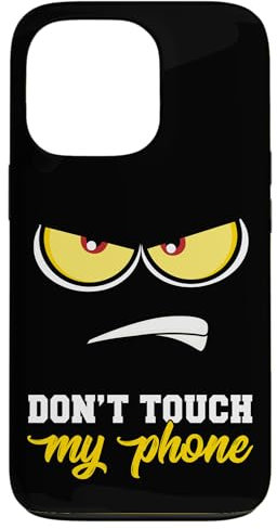 Hülle für iPhone 13 Pro Case Dont Touch My Phone Case Anime Lover Angry Face Geschenk