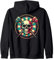 Dartscheibe Mit Skull Und Darts Kapuzenjacke