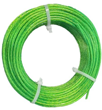 3.5mm x 30m Green Garden Wire, Garden Wire for Climbing Plants Garden Wire Rolls PVC Coated Stainless Steel Wires Garden Heavy Duty Plants Green Wire Rope for Plant Shade Fence Trellis Clotheslines