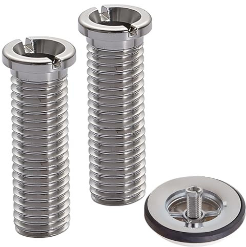 CPJJ 2 Pcs 30mm Kitchen Sink Strainer Screw, Sink Bolt Screw, for Kitchen Sink Strainer Plug, Sink Plug Strainer, for Wash Basin Strainer Plug