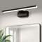 Homefire Spiegellampe LED Spiegelleuchte Bad - 40CM Badezimmer Schwarz Badlampe Wand Wasserdicht IP44 Wandlampe Modern Neutralweiß 4000K Weiß Wandleuchte für Keller Küche Badschrank
