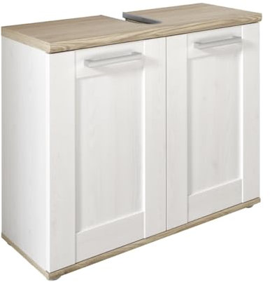moebel-dich-auf Waschbeckenunterschrank Elegance Badschrank Waschtischunterschrank Sibiu-Lärche/San Remo