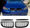 Gangying E90 Riñones Negro para BMW Serie 3 E90 E91 Rejilla Dobles Parrilla Serie 3 E90 E91 Touring 2005 2006 2007 2008