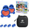 Naiicute Kinderohrstöpsel - Silikon, Wiederverwendbar, Ohrstöpsel für Kinder & Kleine Gehörgänge, XS/S/M/L, Blau