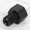 Flare-Adapter, Weiblich auf Männlich, 1 8 Zoll NPT Weiblich auf M10 X 1,0 Männlich, Reduzierstück, Öldruckmesser-Adapter, Ersatz, Schwarz
