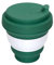 HIVIEWS Faltbare Becher für Reisen, wiederverwendbarer Campingbecher mit Mini-Etui, Camping-Silikonbecher, zusammenklappbarer Kaffeebecher mit Deckel, perfekt für Rucksackreisen, Wandern, 340 ml