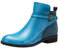 Generico Scarpe Donna con Tacco Stivaletti Antipioggia Scarpe Donna Stivali Cucito Solido Piatto con Scarpe Caratteristiche: Stivali di Gomma Donna Stivali Alti Donna (Blue, 38)