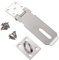 Vorhängeschloss Haspe 4 Zoll, Edelstahl Vorhängeschloss Haspel Türschloss, Heavy Duty Sicherheit Haspel Türbeschlag mit Schrauben, Lock-Vorrichtung für Vorhängeschloss, Schränke, Tore, Tür, Fenster