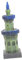 Happyyami Simulation Tower Aquarium Dekoration Mini Resin Craft Ornament Für Fischbecken Ästhetische Gestaltung Für Terrarien Und Gartenlandschaft Als Desktop-dekorationsstück
