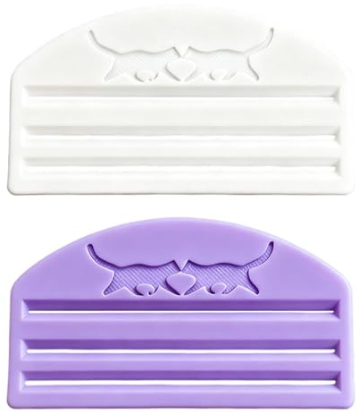 Quetsch Nassfutter Spender Katzen, 2pcs Katzenfutter Spender, 11,8x6,2cm, Futterbeutel Ausdrücker, Für Nassfutter Pouch Liquid Snacks