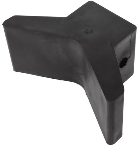 HOODANCOS Butée D'étrave de V pour Remorque de Bateau Support Robuste et Sécurisé en Caoutchouc Noir pour Transport et Remorquage