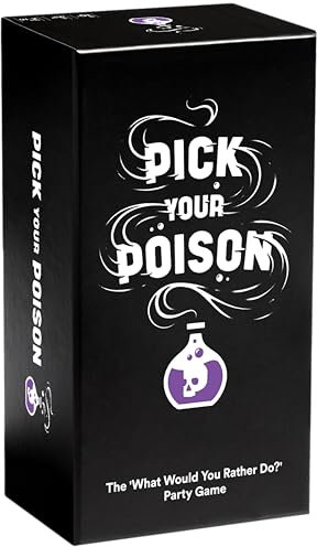 Pick Your Poison Dyce Games würdest du Lieber tun? Partyspiel | Familienedition | Ab 10 Jahren | Für 3 bis 10 Spieler | Englisch