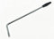KAISH 5,8 mm de diámetro cromado con punta negra ST Strat para guitarra trémolo brazo de trémolo para trémolo, barra de Whammy compatible con Strat