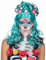 Perücke Day of the Dead Tag der Toten Halloween Karneval