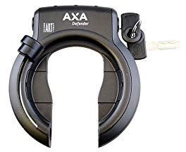 Antivol velo fer a cheval axa defender noir (ouverture 50mm/option cable antivol)