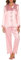 GAESHOW Ensemble de Pyjama pour Femme en Satin de Soie à Manches Longues pour Toutes Les saisonsGAESHOW Pyjama en Satin de Soie pour Femme