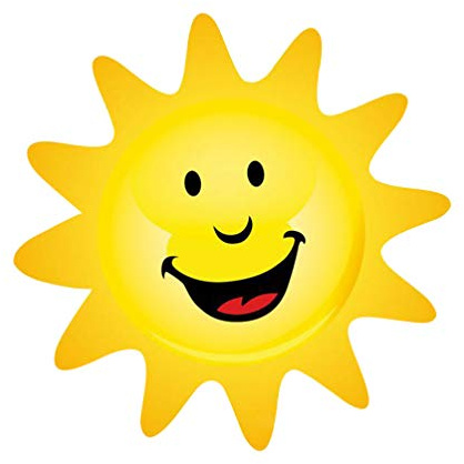 1stk Türdekoration Aufkleber Lustige Wandtattoo Dekoration Abnehmbare Cartoon-wandaufkleber Kinderzimmer Sonne Vinyl Lächeln-fenster Kühlschrankdekor Baby Logo-aufkleber Perlmutt